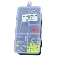 Sliding Silicone Fishing Float Set with Space Bean Stopper for Long-Distance Casting