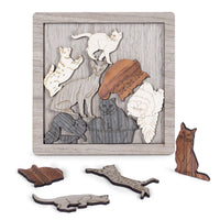 Extreme Difficulty Wooden Jigsaw Puzzle for Adults and Children, Brain Teaser Educational Toy