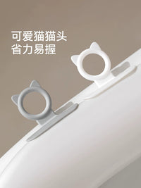 Fasola Toilet Lid Lifter Handle, Anti-Dirty Silicone Toilet Seat Cover Opener Gadget