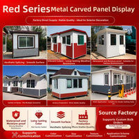 Insulated Metal Carved Panels for Prefabricated Light Steel Villas and Mobile Homes