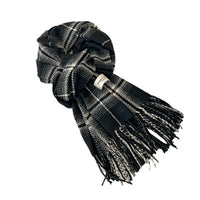 Korean Style Plaid Scarf for Women, Thickened Imitation Cashmere Retro Checkered Shawl