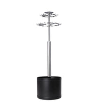 Rotating Metal Belt Display Rack with Double-Layer Design for Ties and Belts