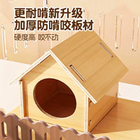 Acrylic Hamster Cage Large Transparent Luxury Villa with Accessories