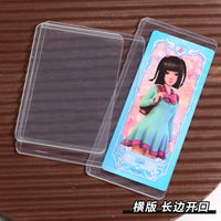 Clear Hard Card Sleeves for Photos and Postcards, Laminated Protective Display Holders