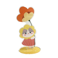 Acrylic Standing Memo Clip Desk Cartoon Gift Photo Clip Vertical Message Design Keepsake Photo Frame