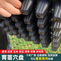 Seedling Starter Trays for Corn, Watermelon, Pepper, and Vegetable Plants, Thickened Plastic Nursery Pots