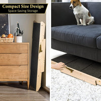Foldable Wooden Pet Ramp Stairs for Small Medium Large Dogs