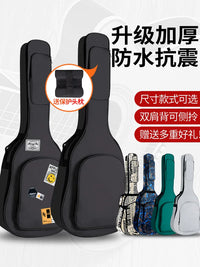 Deluxe Padded Waterproof Acoustic Guitar Gig Bag for 38-41 Inch Guitars