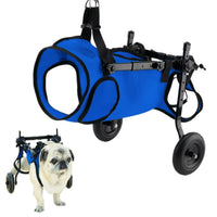 Pet Dog Wheelchair for Rehabilitation and Walking Assistance - Adjustable Mobility Cart for Disabled Dogs