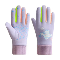 Kids' Ice Skating Gloves - Anti-Slip, Puncture-Resistant, Waterproof, Thickened for Figure Skating