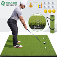 Golf Hitting Mat Indoor Outdoor Practice Training Aid with EVA Base