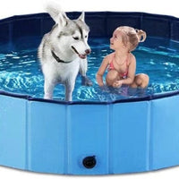 Foldable Pet Swimming Pool and Bathtub for Dogs and Cats