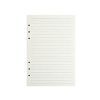 Vintage A5/A6/A7 6-Hole Loose Leaf Notebook Refills - Kraft or Woodfree Paper