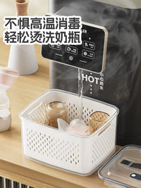 Portable Breast Pump Storage Bag with Drainage Rack for Working Moms