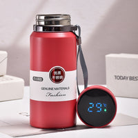 316 Stainless Steel Vacuum Insulated Water Bottle with Strap, Large Capacity Portable Sport Thermos for Outdoor Activities
