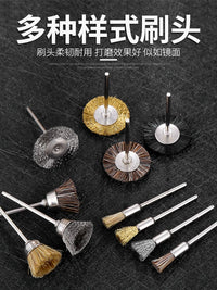 Wire Brush Wheel Set for Rust Removal, Polishing, and Grinding