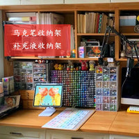 Acrylic Marker Pen Holder Desk Organizer for Art Supplies