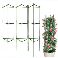 Triangular Tomato Plant Support Stakes for Indoor Outdoor Vegetable and Flower Climbing