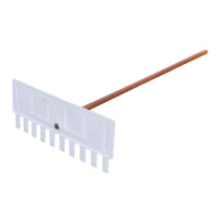Heavy-Duty Plastic Rake for Grain, Snow, and Garden Cleanup