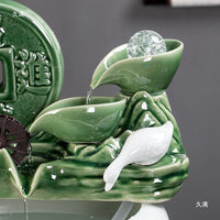 Miniature Tabletop Fountain Ornament for Fish Tank and Garden Landscaping