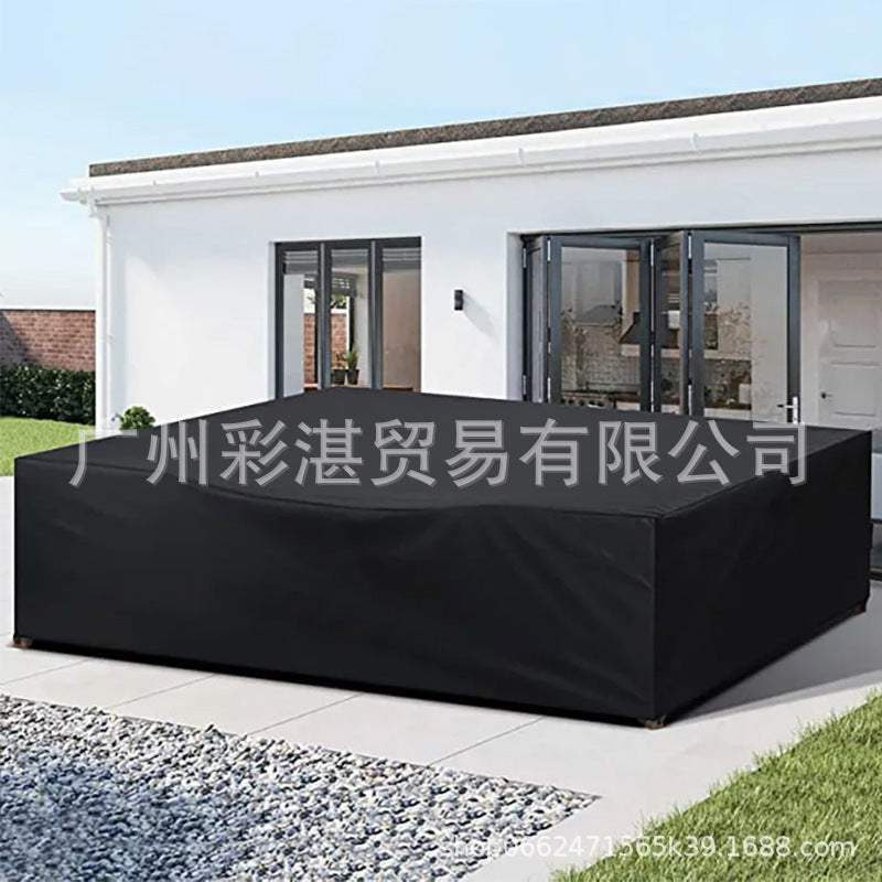 210D Oxford Fabric Patio Furniture Cover, Waterproof and Sunscreen for Outdoor Garden Table and Chair Sets