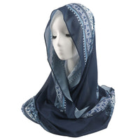 Gradient Chiffon Scarf Shawl for Women