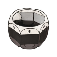 Foldable Octagonal Pet Playpen Tent for Cats and Small Animals, Portable Outdoor/Indoor Cat Enclosure