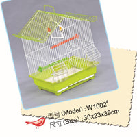 Small Portable Iron Bird Cage for Parakeets and Finches