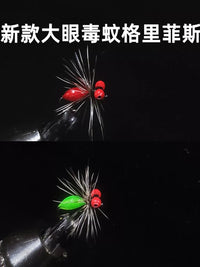 Griffith's Gnat Fly Fishing Lure Artificial Insect Bait for Trout and Panfish