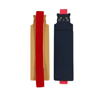 Cartoon Silicone Pencil Case with Bookmark for Students, Portable Storage Pouch