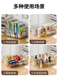Acrylic Transparent Desktop Book Holder and File Organizer for Students and Office