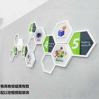 Hexagonal Resin Photo Frame Modern Minimalist Geometric Wall Decor