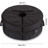 Outdoor Umbrella Base Weight Bag Round Sandbag for Patio Sunshade