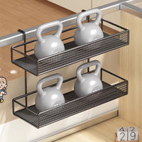 Desk Hanging Basket Office Partition Shelf Storage Organizer for Office Supplies