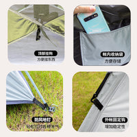 Automatic Pop-Up Camping Tent for Outdoor Park Beach Picnic, Sunscreen Rainproof Portable Shelter