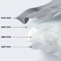 Snow Fishing Ice Shelter Tent with Cotton Padding for Winter Outdoor Camping