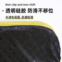 NEWPET Reversible All-Season Dog Bed Mat for Medium to Large Dogs, Oxford Fabric & Velvet Pet Crate Pad