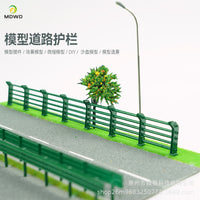 Miniature Copper Highway Guardrail Model for DIY Dioramas and Architectural Sand Tables