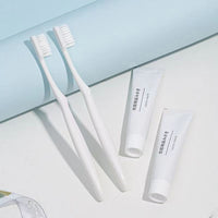 Portable Travel Toothbrush & Toothpaste Set with Case