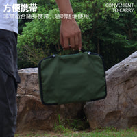 Portable Ultralight Folding Camping Stool with Aluminum Alloy Seat for Outdoor Fishing