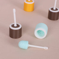 Miniature Dollhouse Toilet Brush Model for OB11 Doll Bathroom Decor