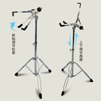 Adjustable Height Snare Drum Stand 120cm Practice Drum Pad Stand Foldable Drum Rack
