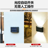 Solar Powered Outdoor LED Stair and Wall Light for Garden and Pathway Decoration