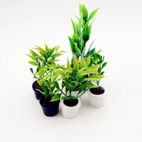 Dollhouse Miniature Nordic Green Plant Potted Tree for OB11 Dollhouse Furniture Garden Decor