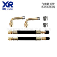 Tire Valve Stem Extension Tube Set for Inflatable Nozzles