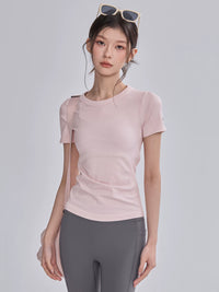 TEETKE Quick-Dry Athletic T-Shirt for Yoga, Running, Training, and Cycling