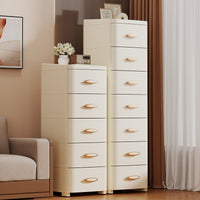 Multi-Layer Drawer Storage Cabinet for Narrow Spaces, Thickened Plastic Organizer for Home, Living Room, Clothes, Toys, Snacks