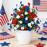 Artificial Morning Glory Hanging Vine for Garden & Home Decor