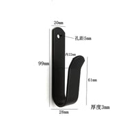 Wall Mount Skateboard/Snowboard Storage Hooks, Metal Hanger for Surfboards & Paddleboards
