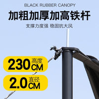 Outdoor Blackout Tarp Portable Camping Sunshade Tent Octagonal Butterfly Canopy for Picnic & Camping